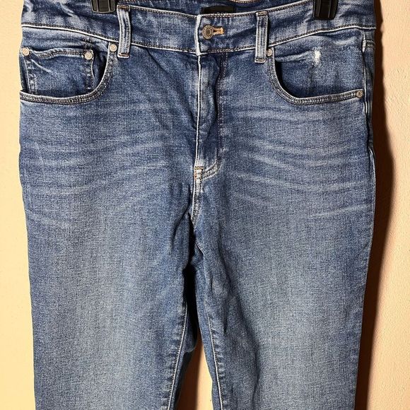 Talbots Jeans Sz 8 Raw Edge Everyday Jeans - Picture 1 of 10